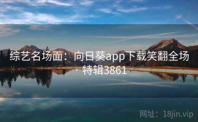 综艺名场面：向日葵app下载笑翻全场 · 特辑3861