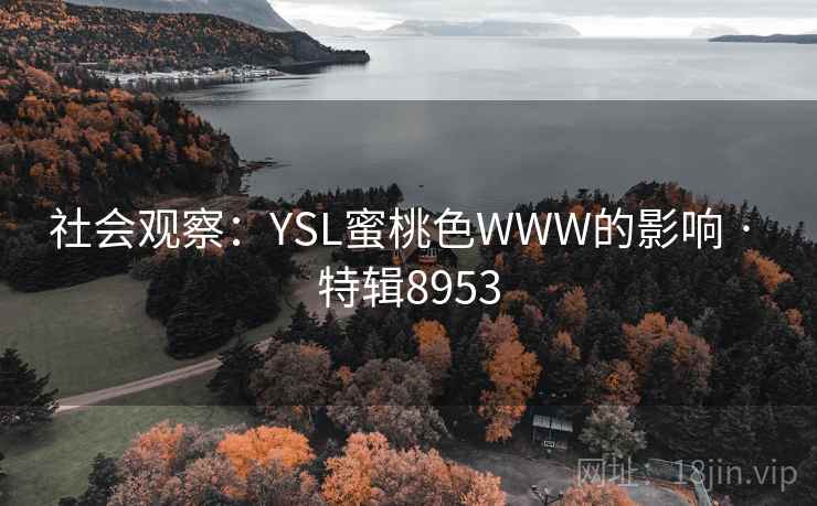 社会观察:YSL蜜桃色WWW的影响 · 特辑8953 社会观察:YSL蜜桃色WWW的影响 · 特辑8953